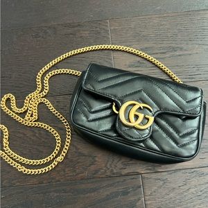 Mini Gucci marmont bag